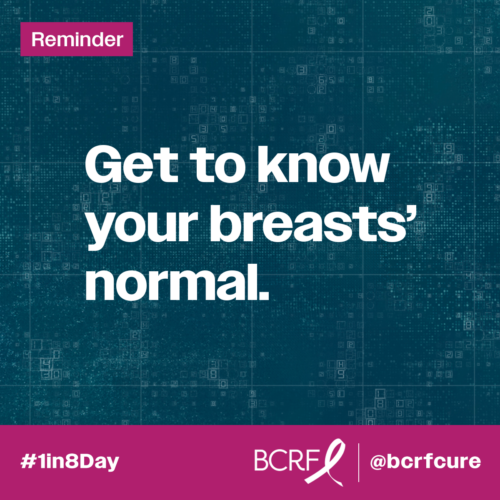 Get to know your breasts' normal.